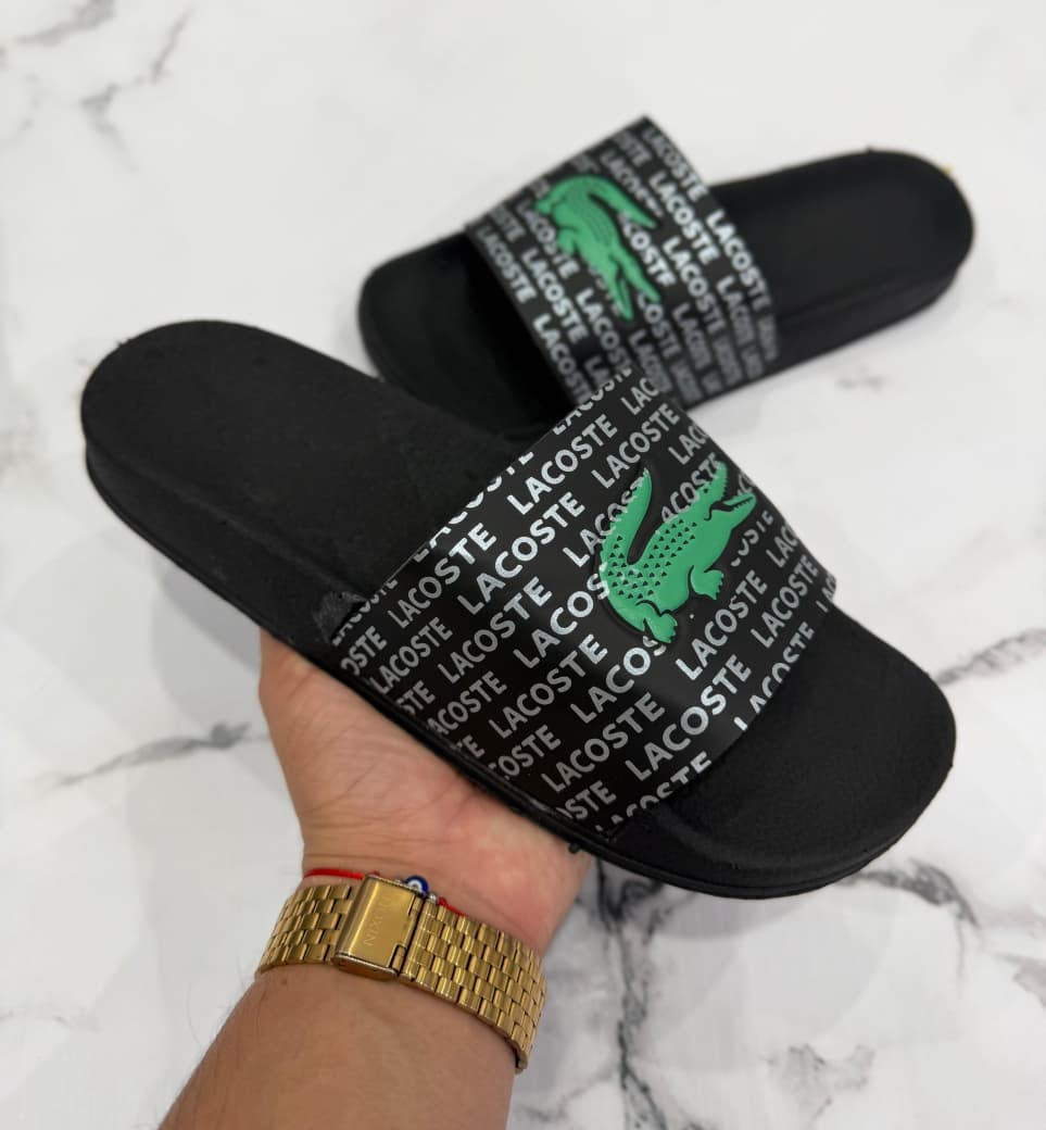 Ojota Lacoste Estampada