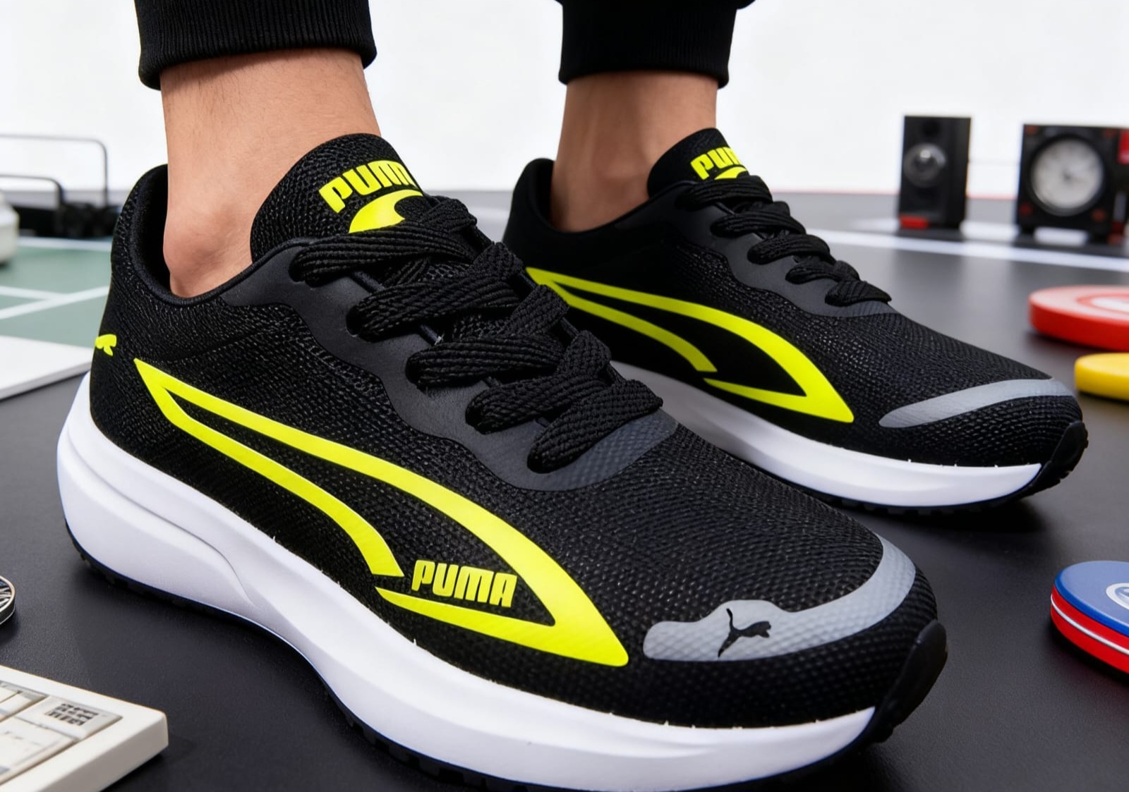 Puma Skyrocket Negro/Amarillo