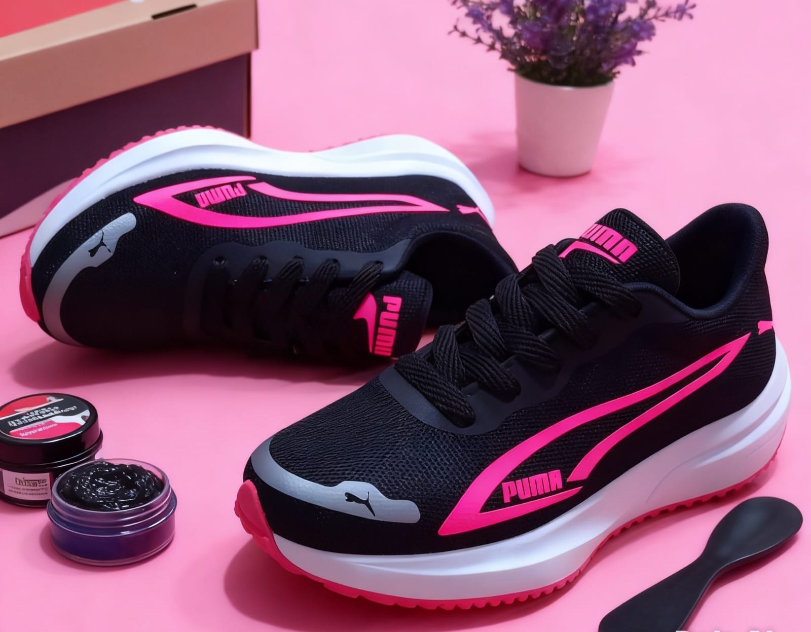 Puma Skyrocket Negro/Rosa